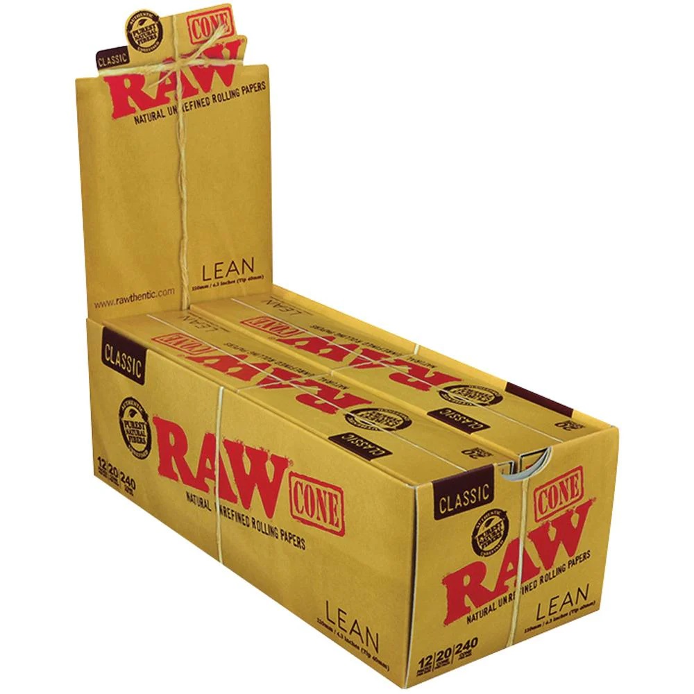 RAW CLASSIC LEAN CONE - 20 CONE PACK | Sahara Distribution