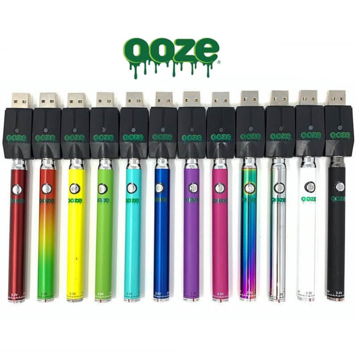 OOZE TWIST SLIM PEN 320 MAH BATTERY (ASSORTED) Sahara Distribution